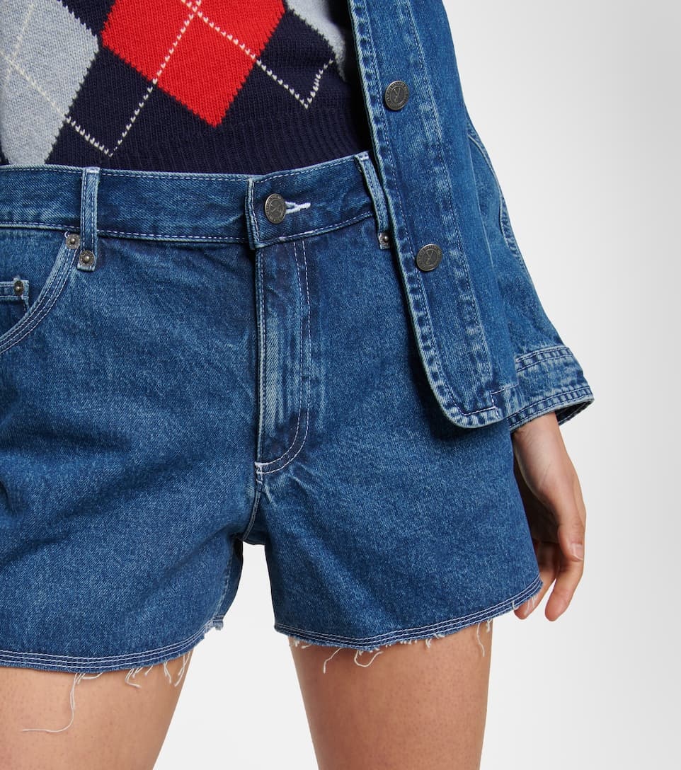 Johnny mid-rise denim shorts - 4