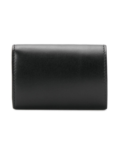 SAINT LAURENT grained card case outlook