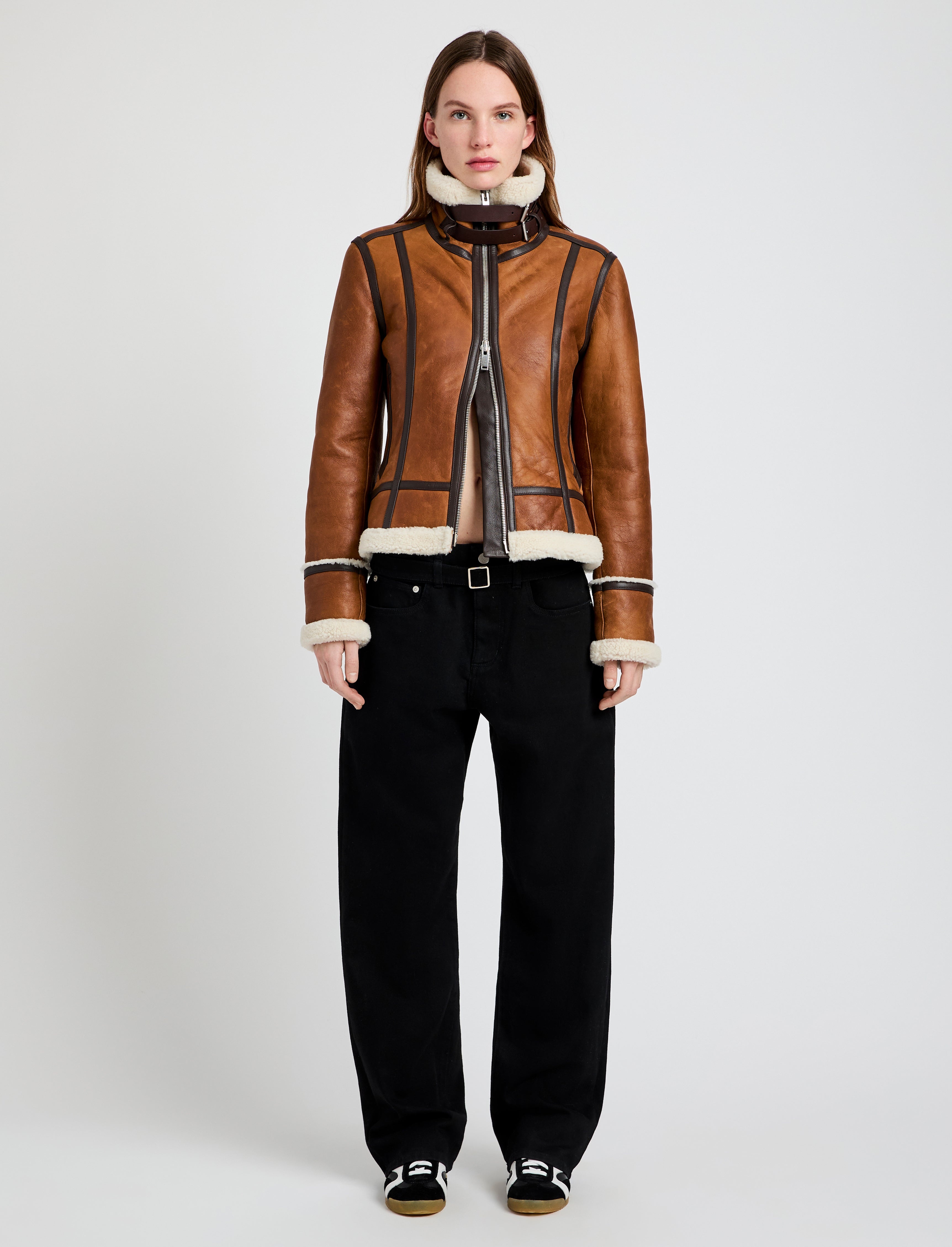 Arlo Jacket in Nappa Shearling - 7
