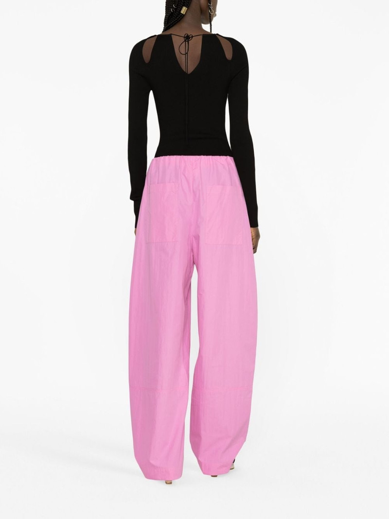 Cocoon parachute wide-leg trousers 4