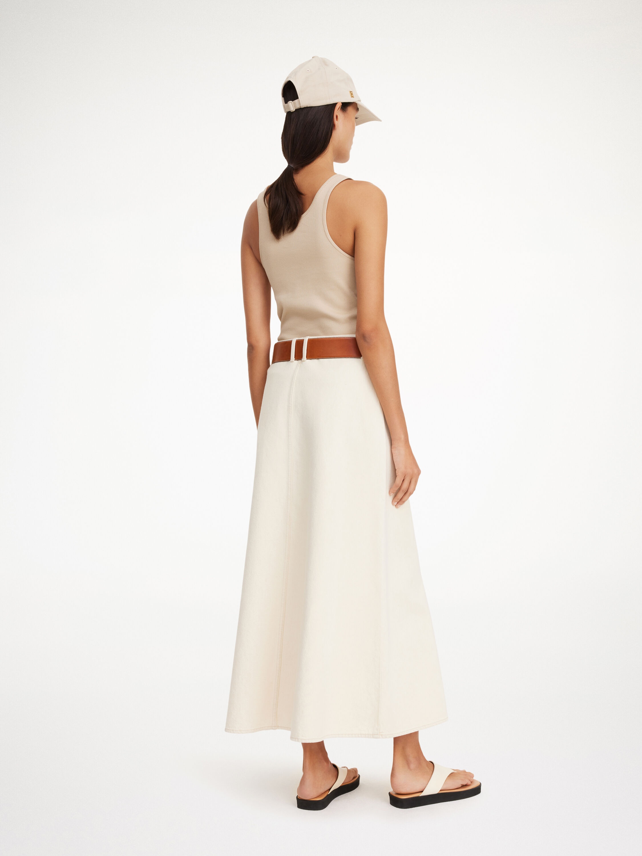 Carlas denim maxi skirt - 3
