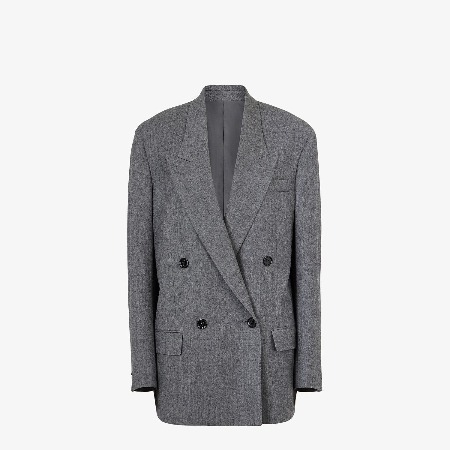 Gray flannel blazer - 1