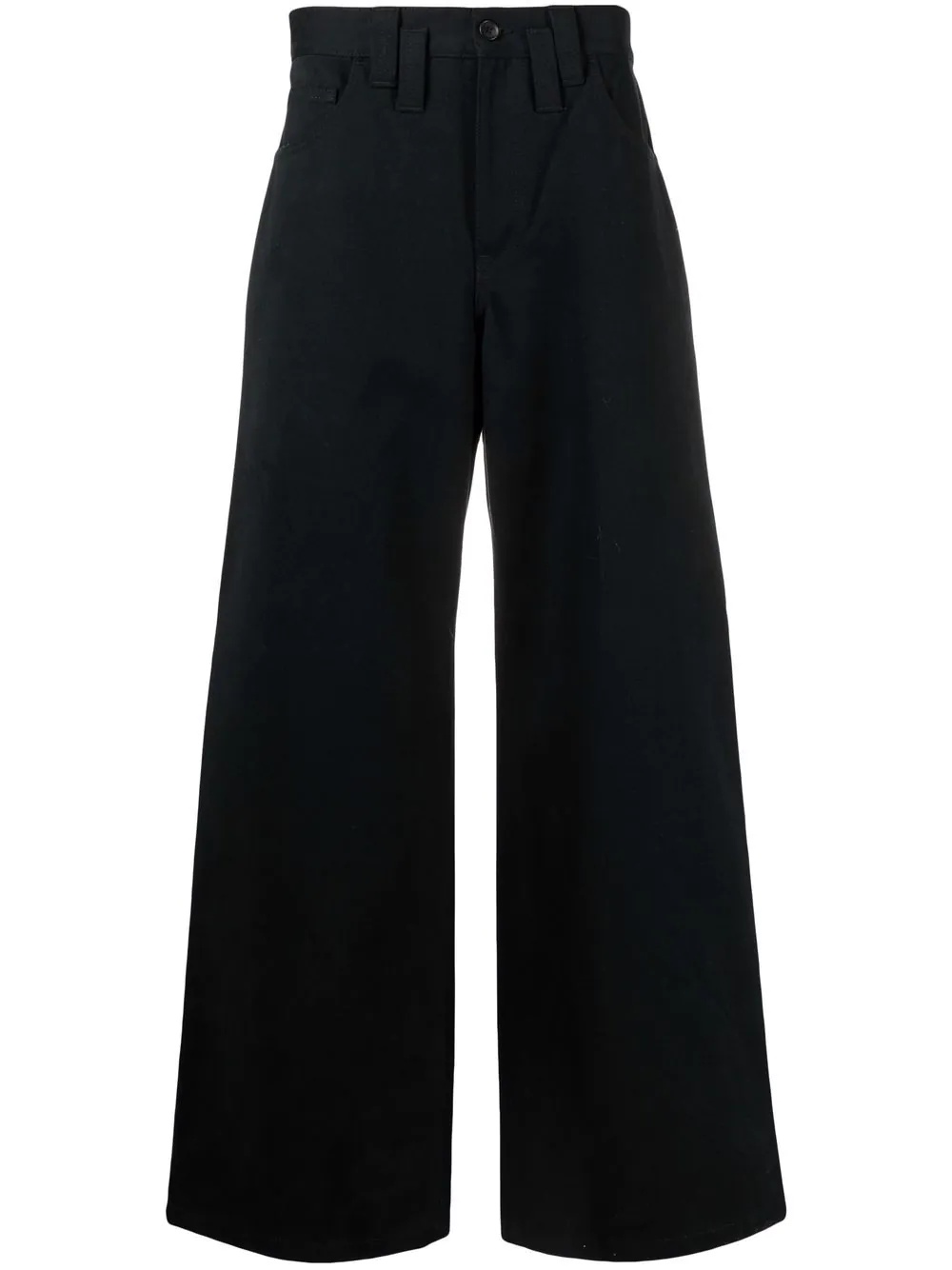 Greca-accent oversized trousers - 1