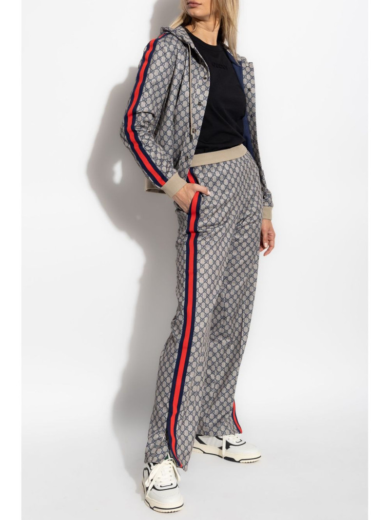 GUCCI hooded monogram jacket outlook