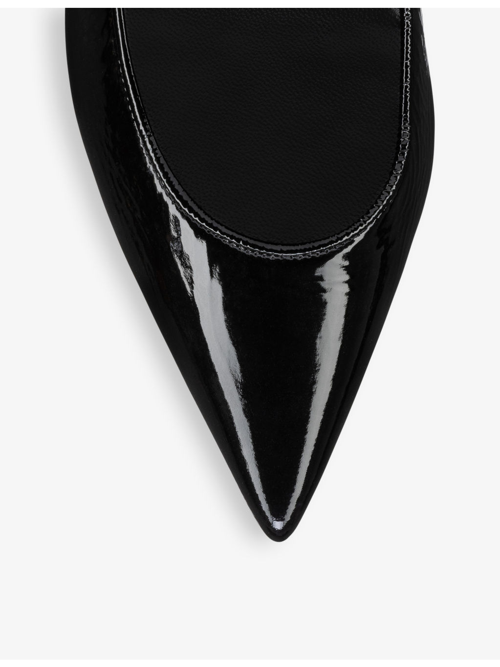 Sporty Kate 85 patent-leather heeled courts - 4