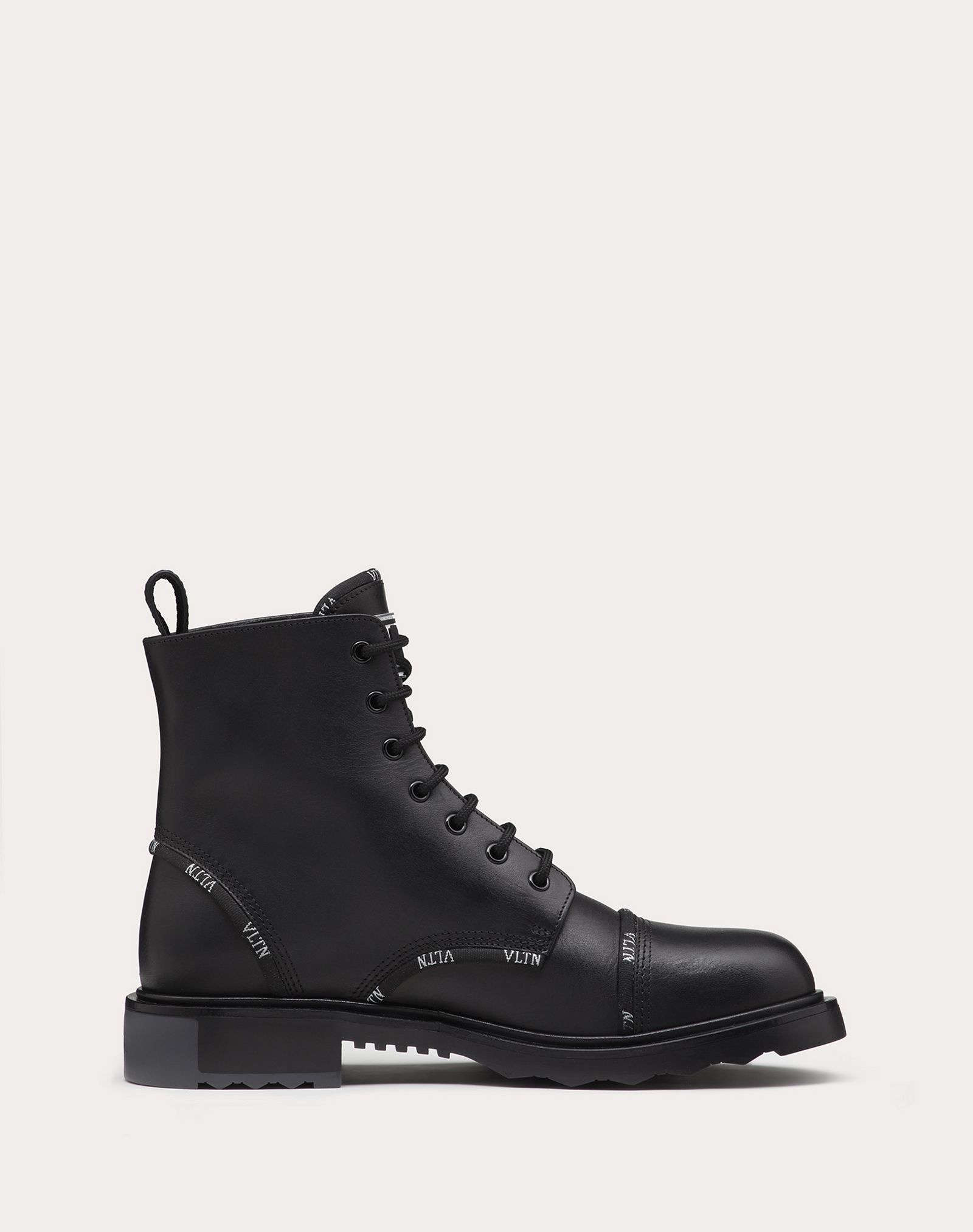 Calfskin Combat Boot with VLTN Band - 1