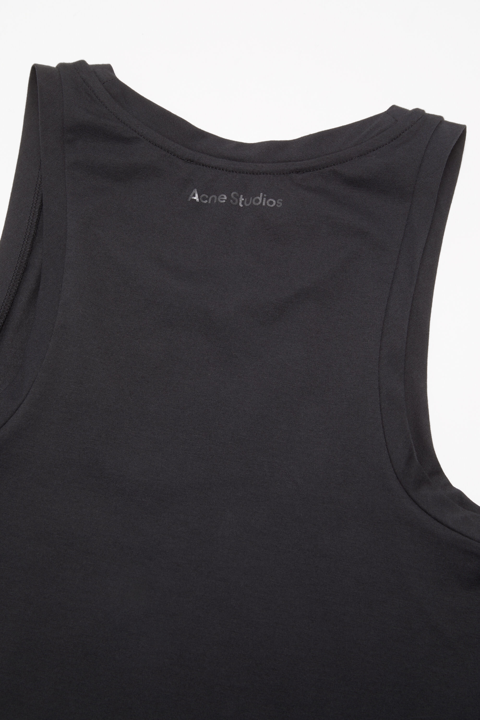 Jersey tank top - Black - 4