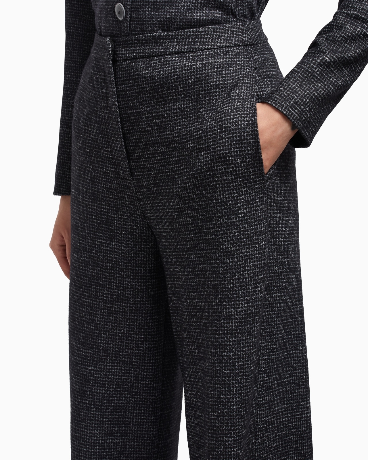 ASV ICON HOUNDSTOOTH CLOTH TROUSERS - 5