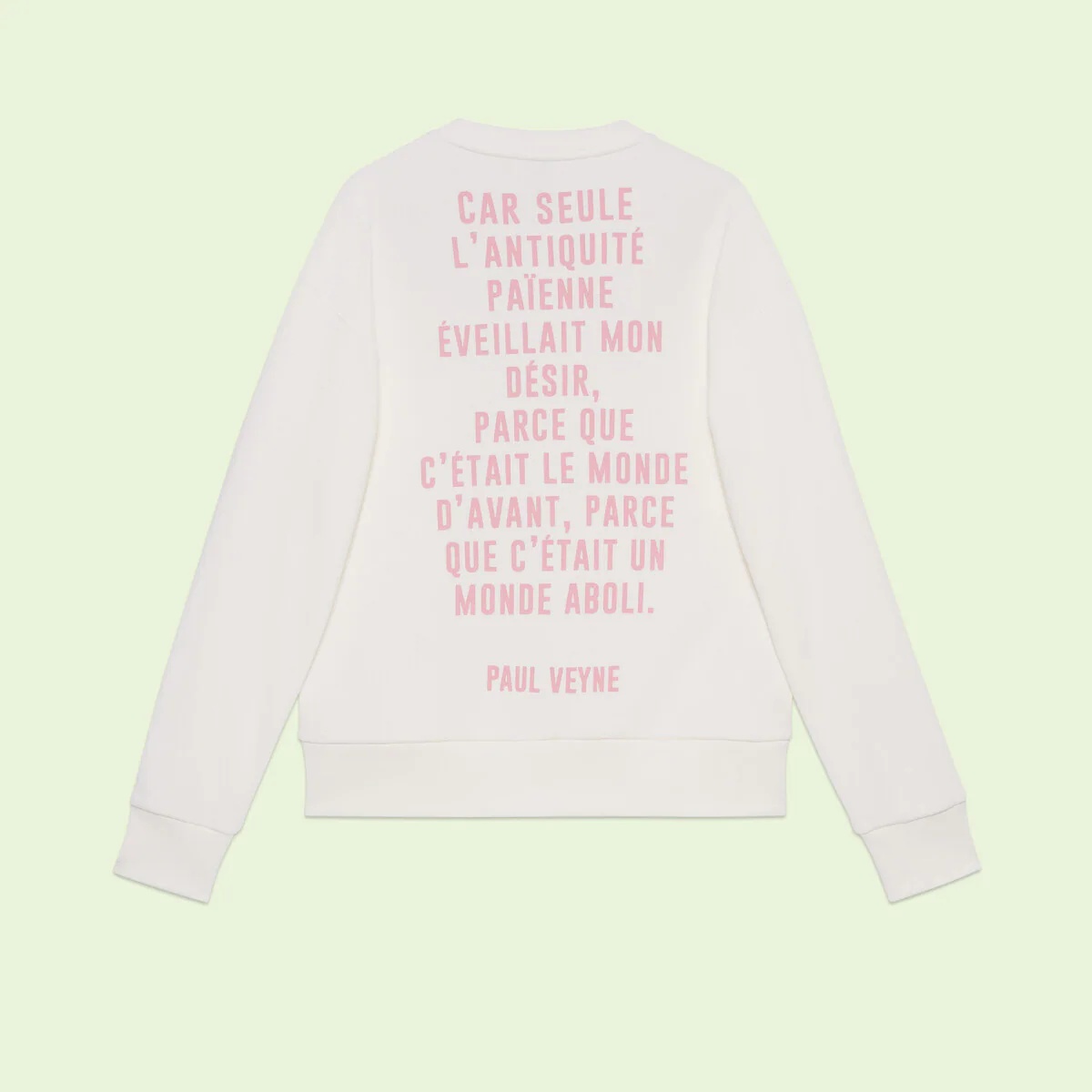 'Gucci Jean Harlow' cotton sweatshirt - 6