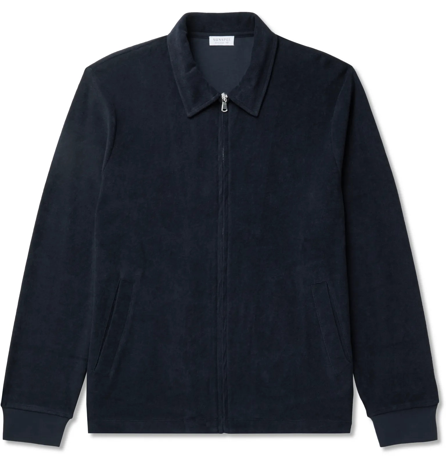 Cotton-Terry Blouson Jacket - 1