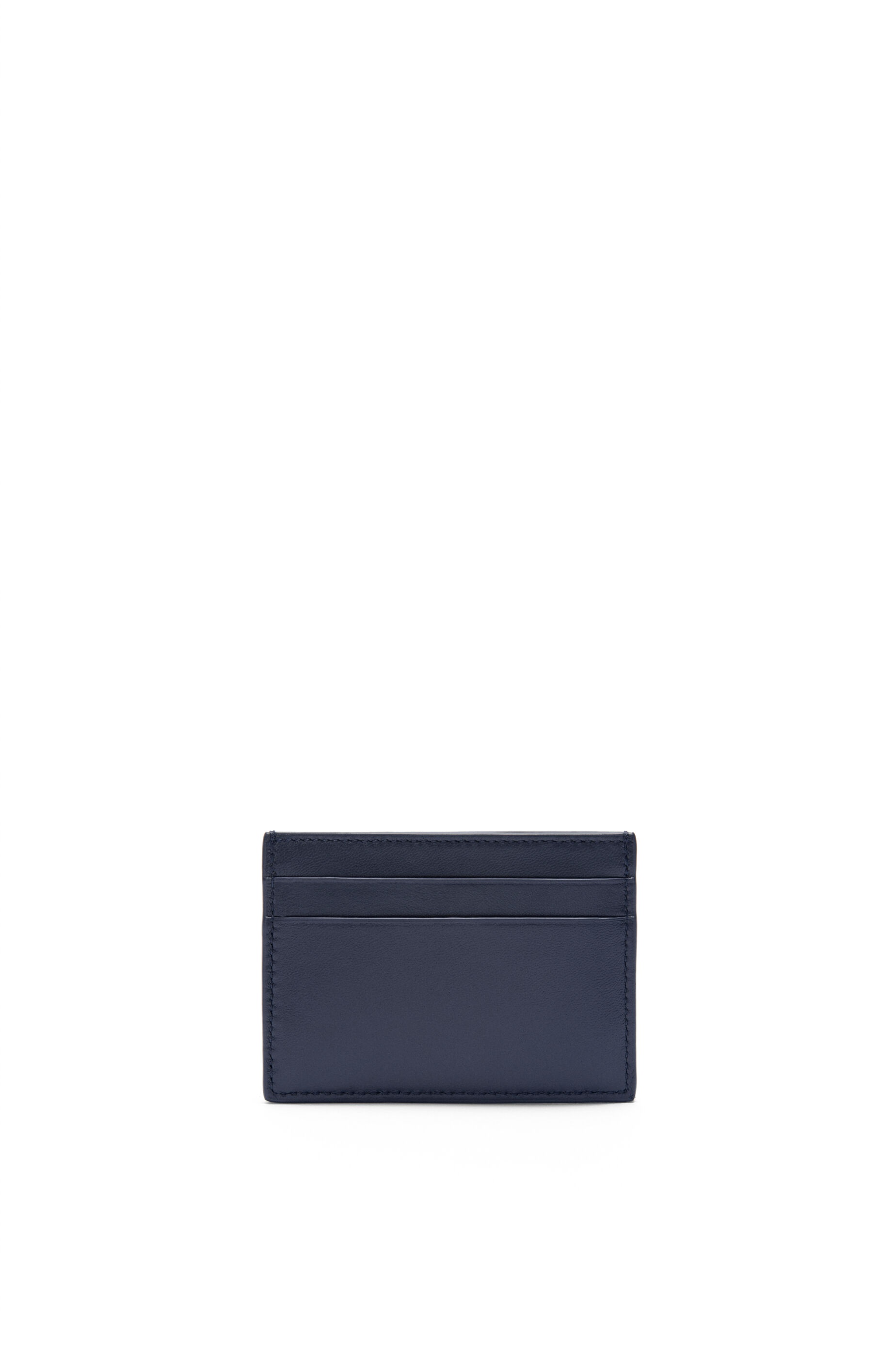 Puffer Anagram plain cardholder in shiny nappa calfskin - 2