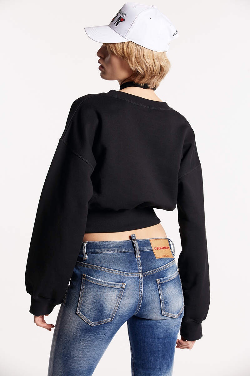 DSQUARED2 CROPPED SWEATSHIRT - 2