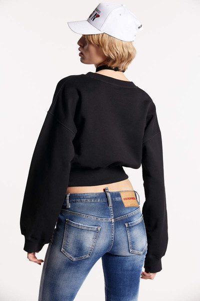 DSQUARED2 DSQUARED2 CROPPED SWEATSHIRT outlook