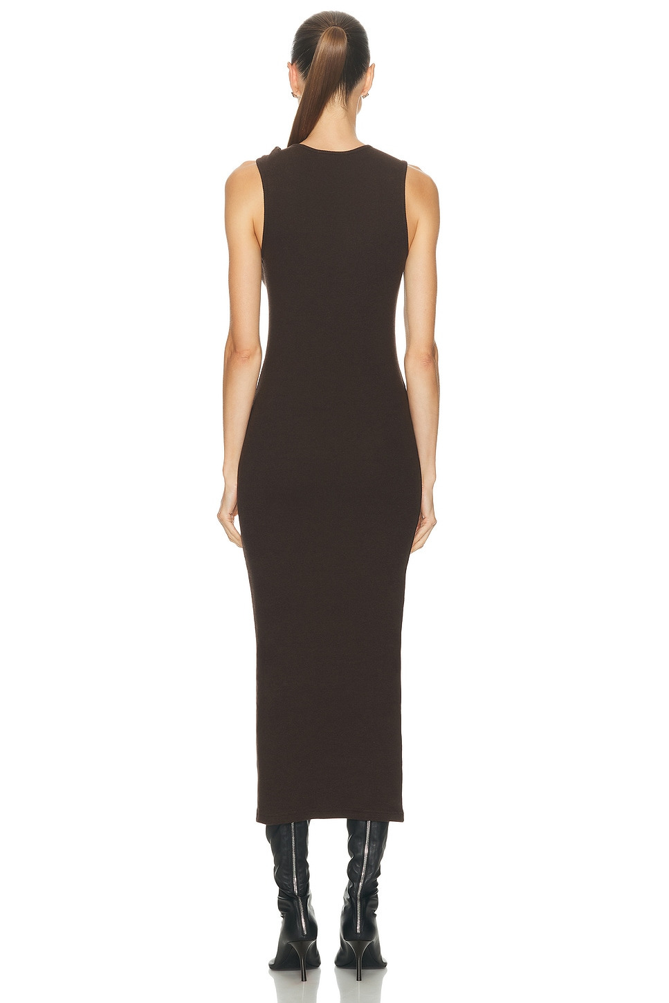 Anchor Embroidery Twisted Strap Dress - 4
