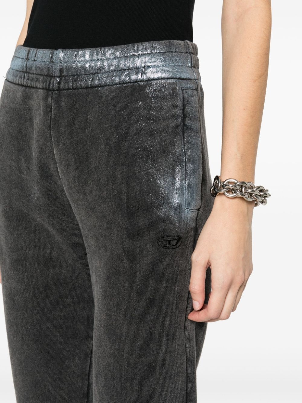 embroidered-logo track pants - 5