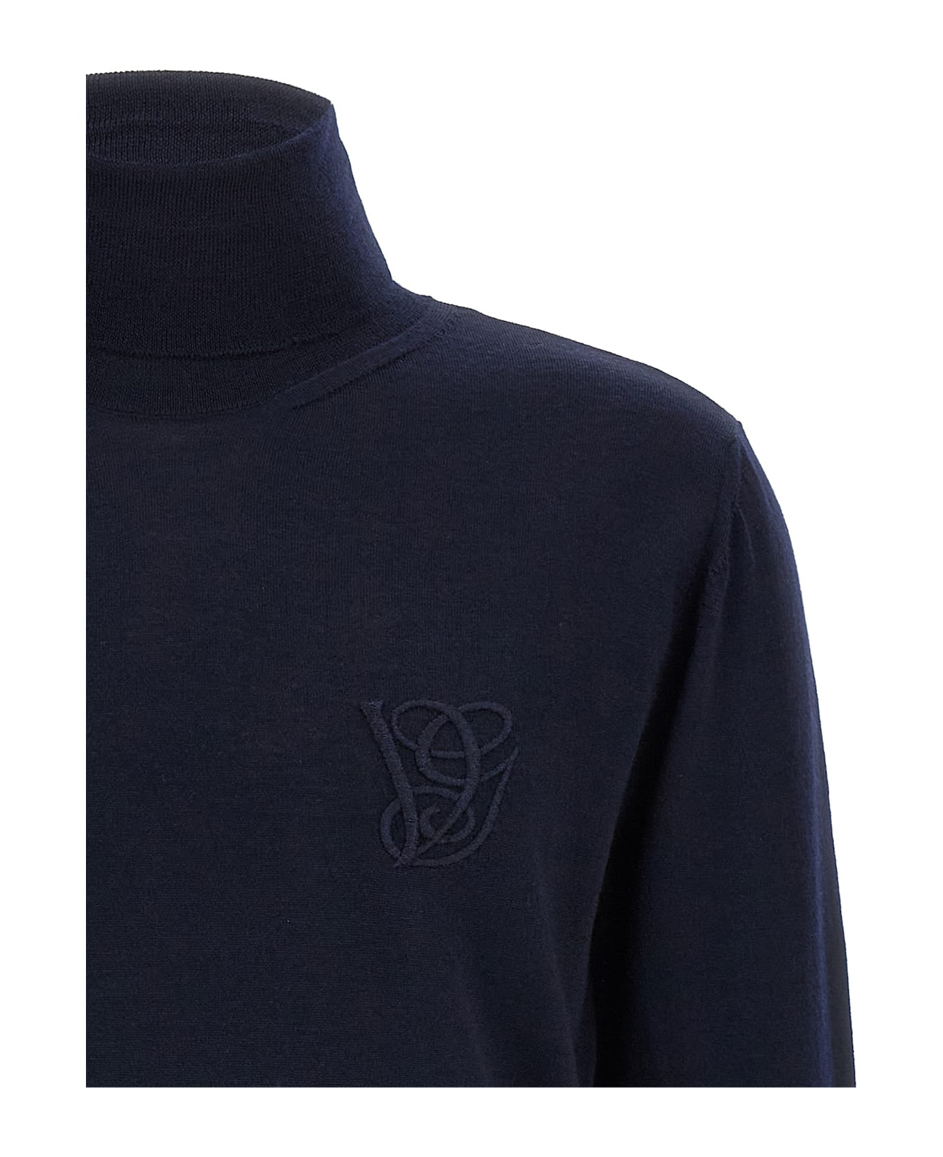 Valentino Garavani Turtleneck With Vg Embroidery - 3