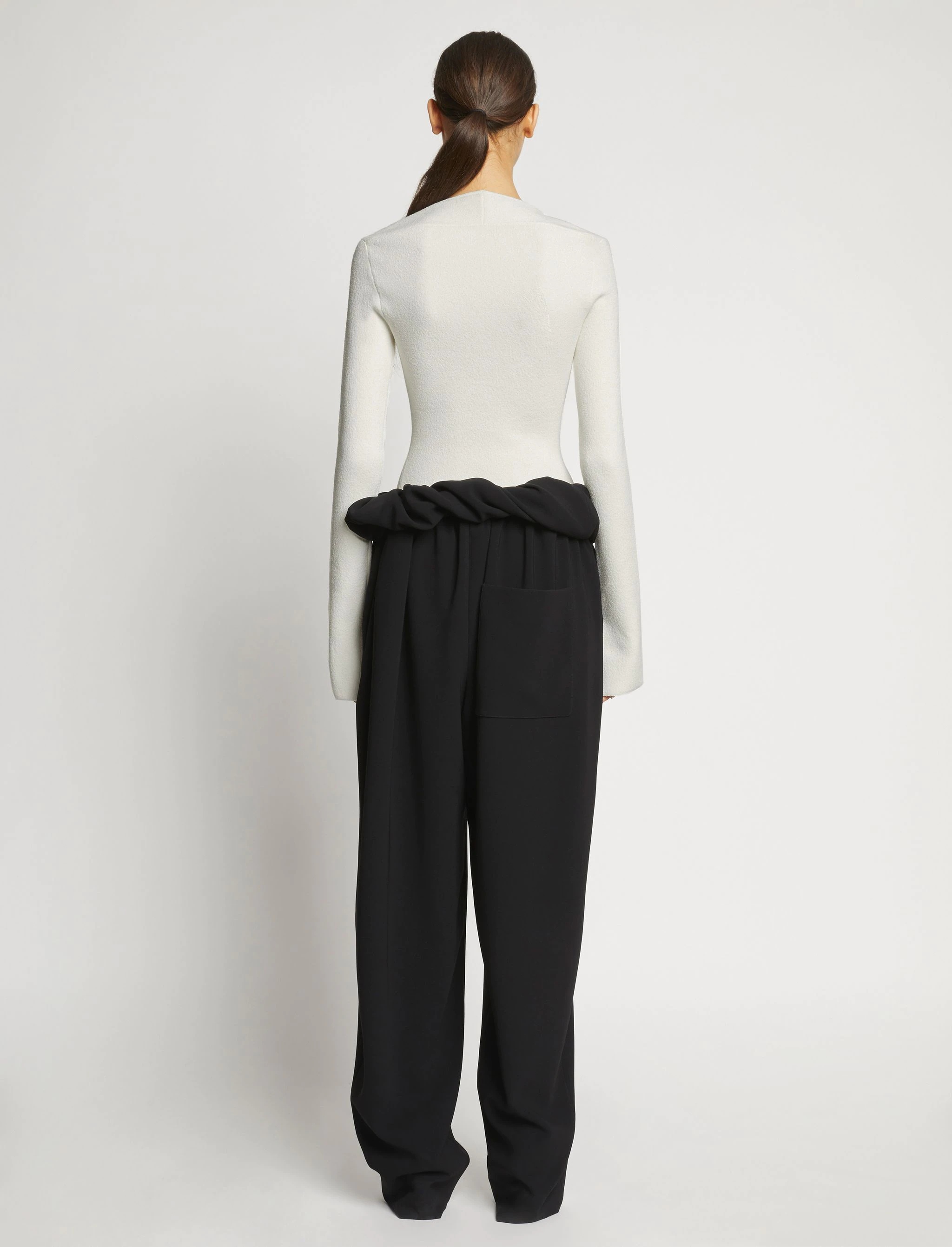 Textured Viscose Knit Sweater - 5