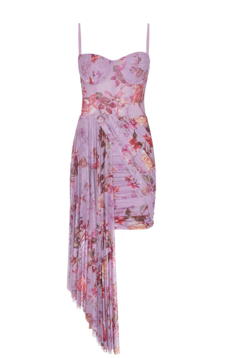 Floral Haze Bustier Mini Dress 5