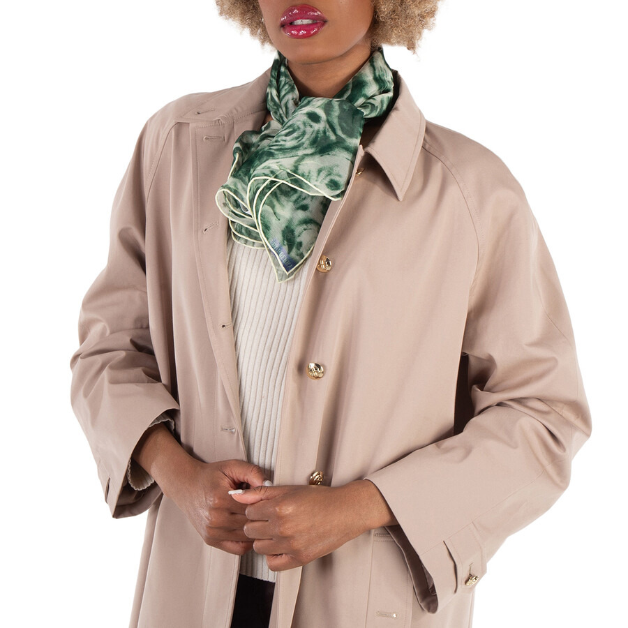 Burberry Water Rose Silk Square Scarf - 2
