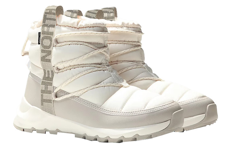 (WMNS) THE NORTH FACE Thermoball Lace Up Waterproof Boots 'Gardenia White Silver Grey' NF0A5LWD - 3