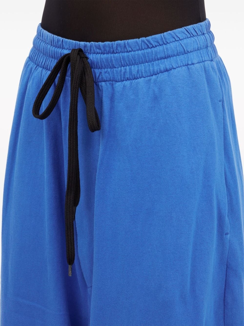 wide-leg cotton trousers - 7