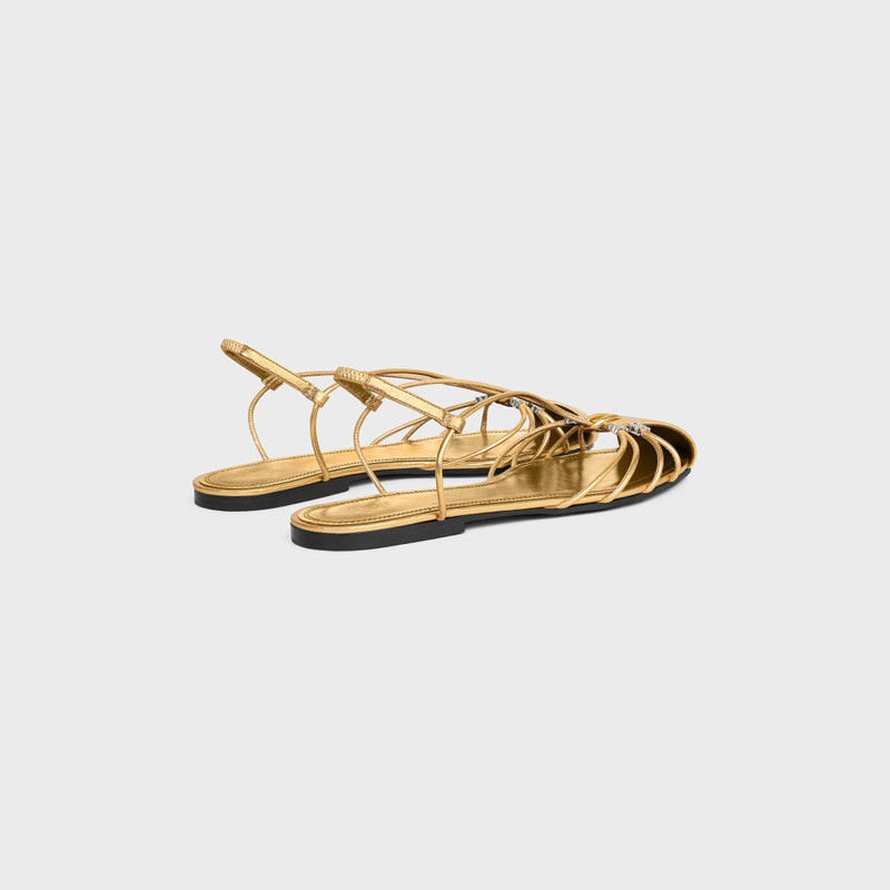 CELINE COCKTAIL SANDAL IN LAMINATED LAMBSKIN outlook