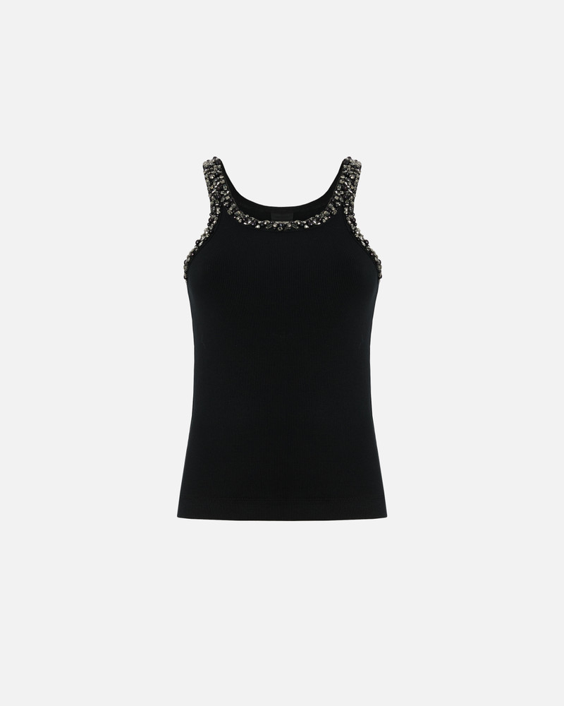 RIBBED TOP WITH BEJEWELLED EMBELLISHMENT 1