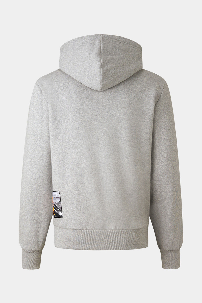 BOGNER Covell Hoodie in Light gray outlook