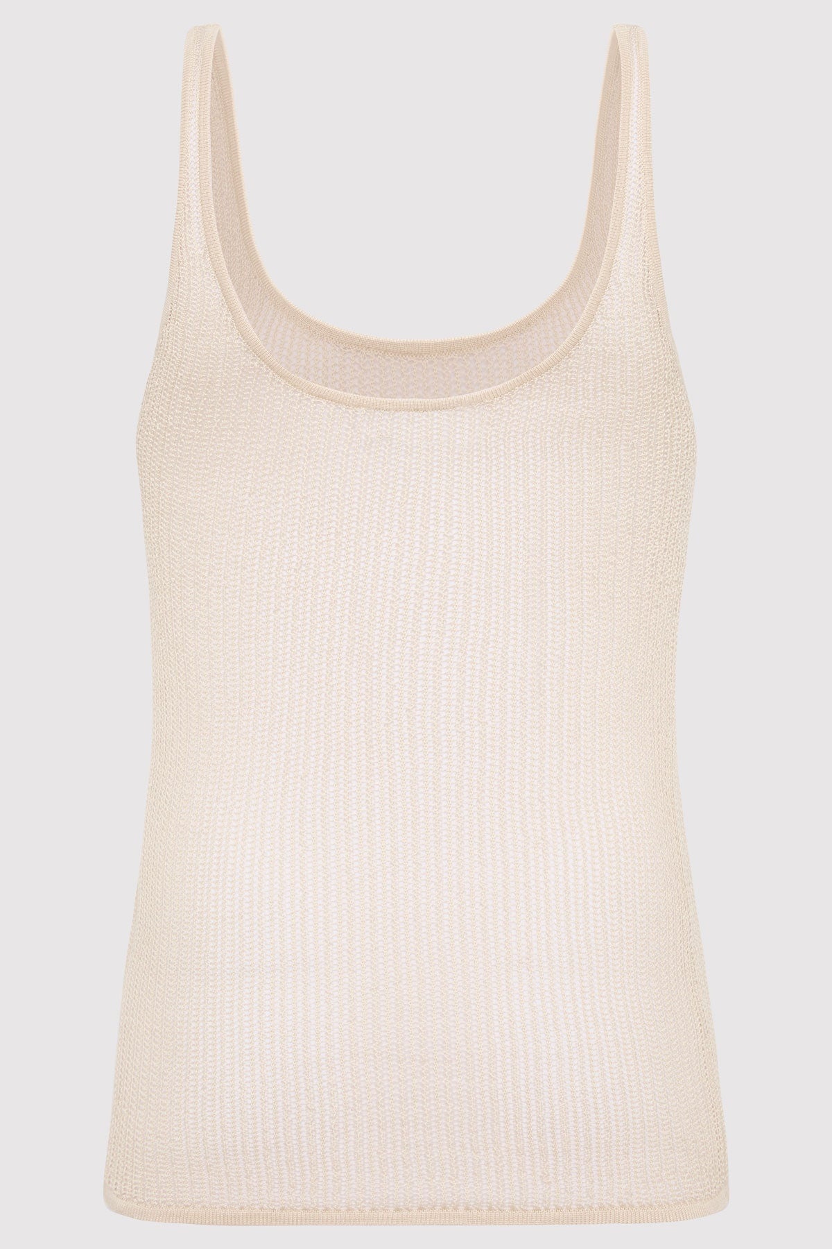 Fine Crochet Cami - Sand - 7