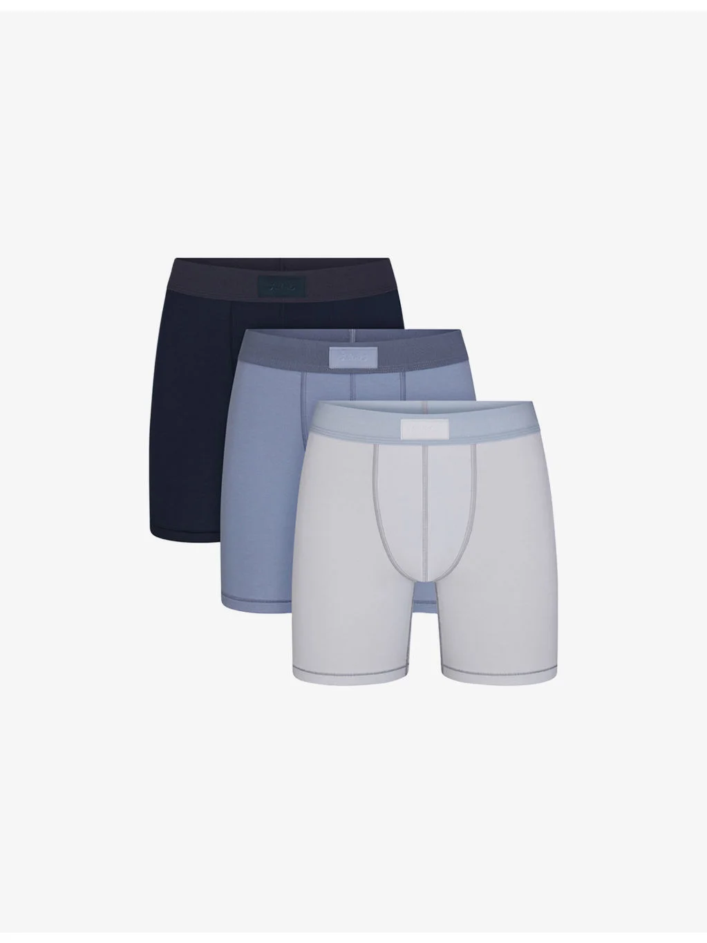 Logo-Waistband Pack of Three 5-inch Jersey Boxer Briefs - 1
