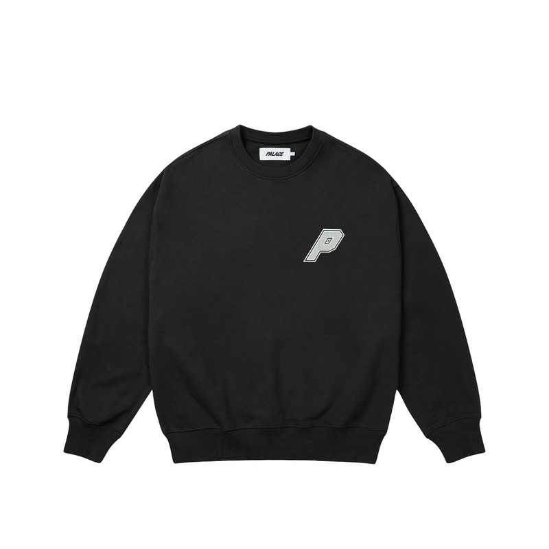PALACE COLLEGIATE P3 CREW BLACK outlook