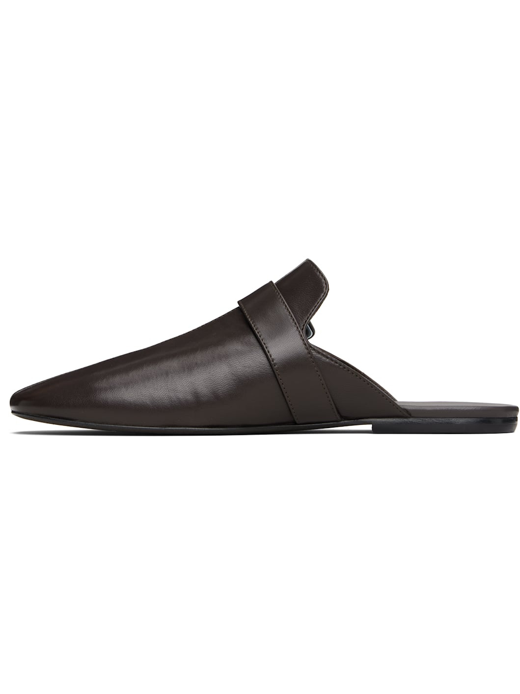 Brown Leather Loafers - 3