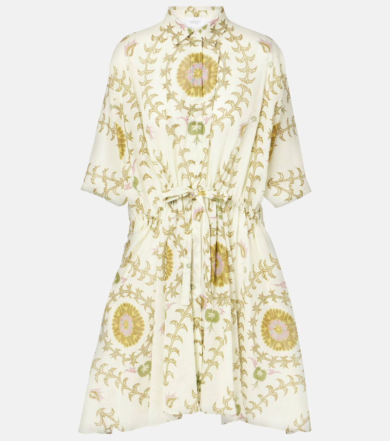 Printed cotton minidress - 1