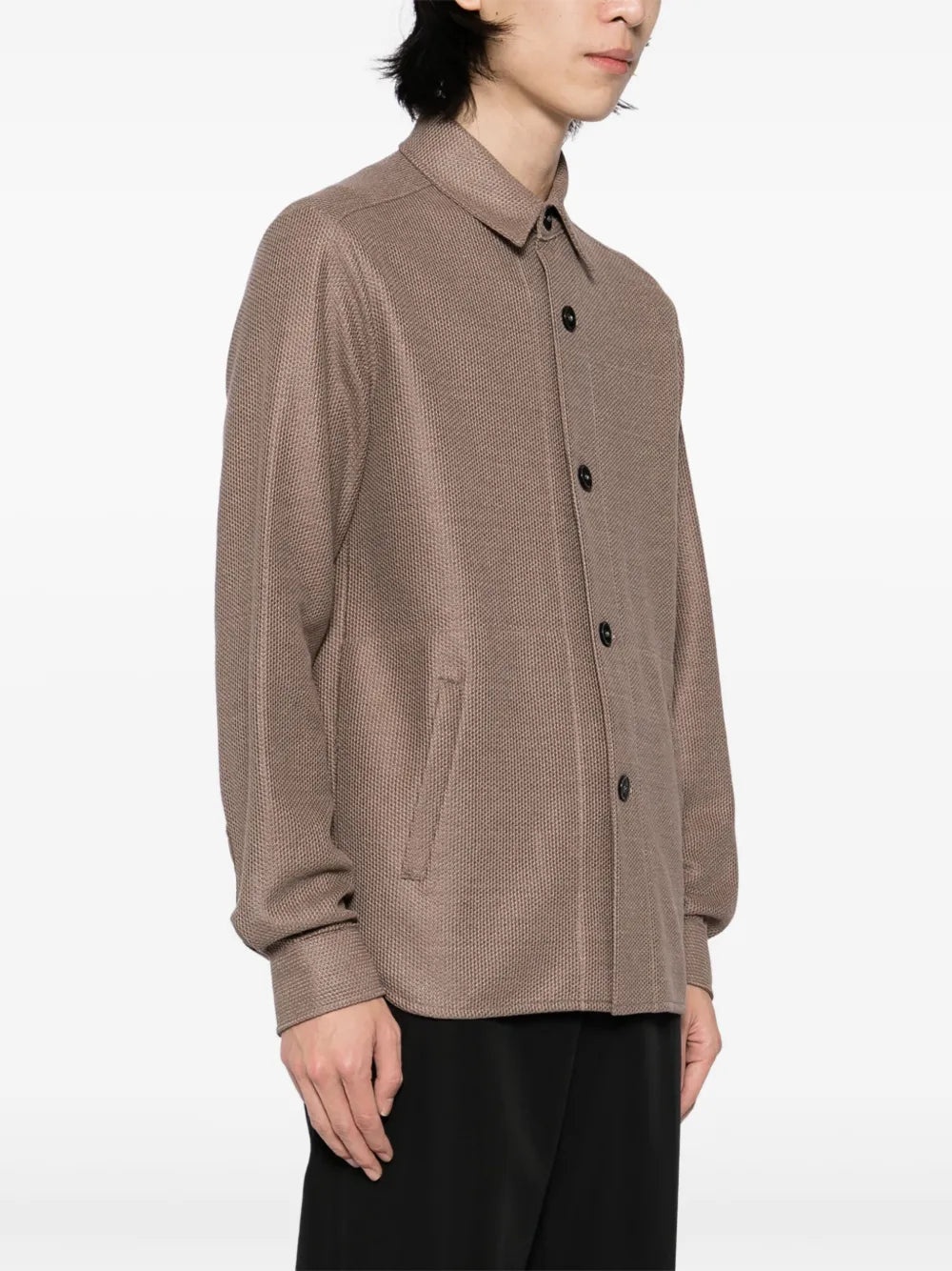 BUTTON-UP SHIRT JACKET - 2