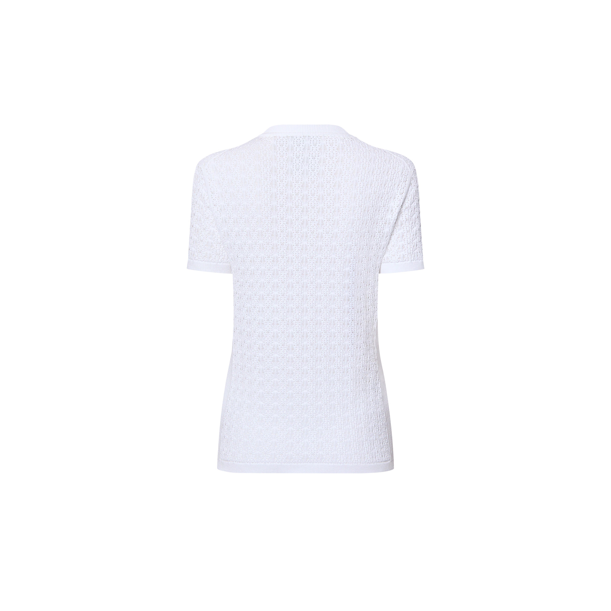 Lace Knit Charm T-Shirt - 3