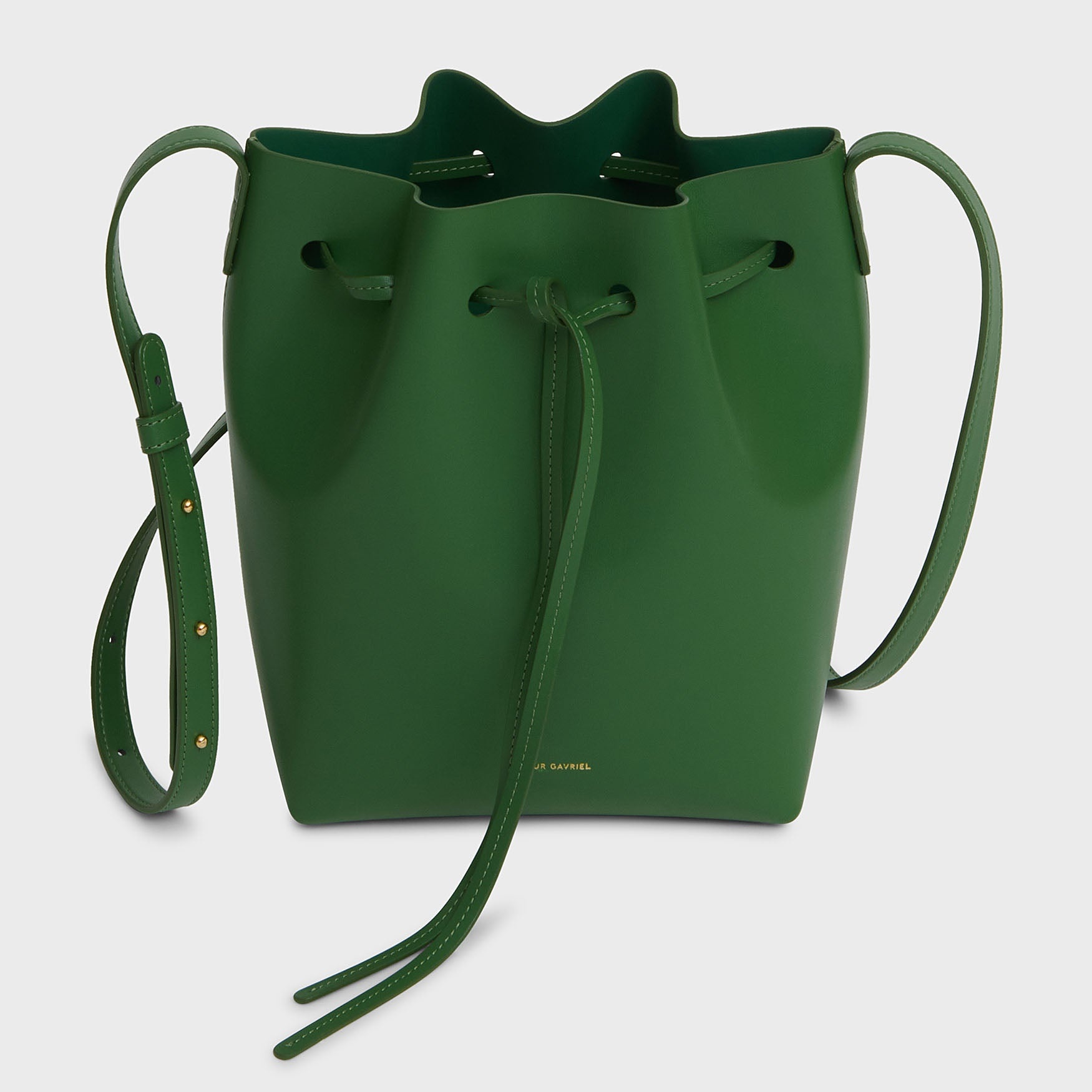 VEGAN APPLE LEATHER BUCKET BAG - 4