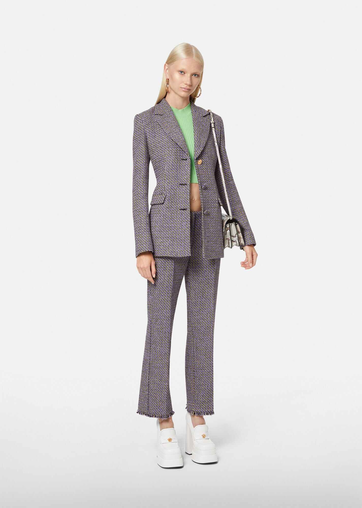 Medusa Tweed Blazer - 4