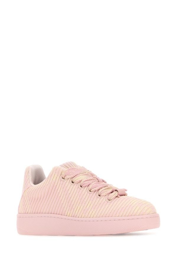 Burberry Woman Embroidered Fabric Box Sneakers - 2