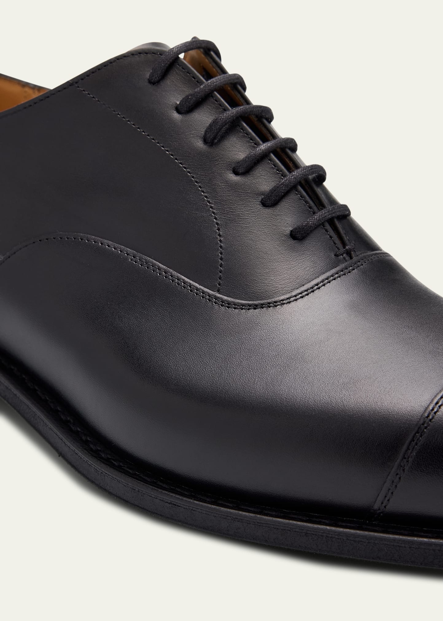 Men's Consul Leather Cap-Toe Oxfords - 6