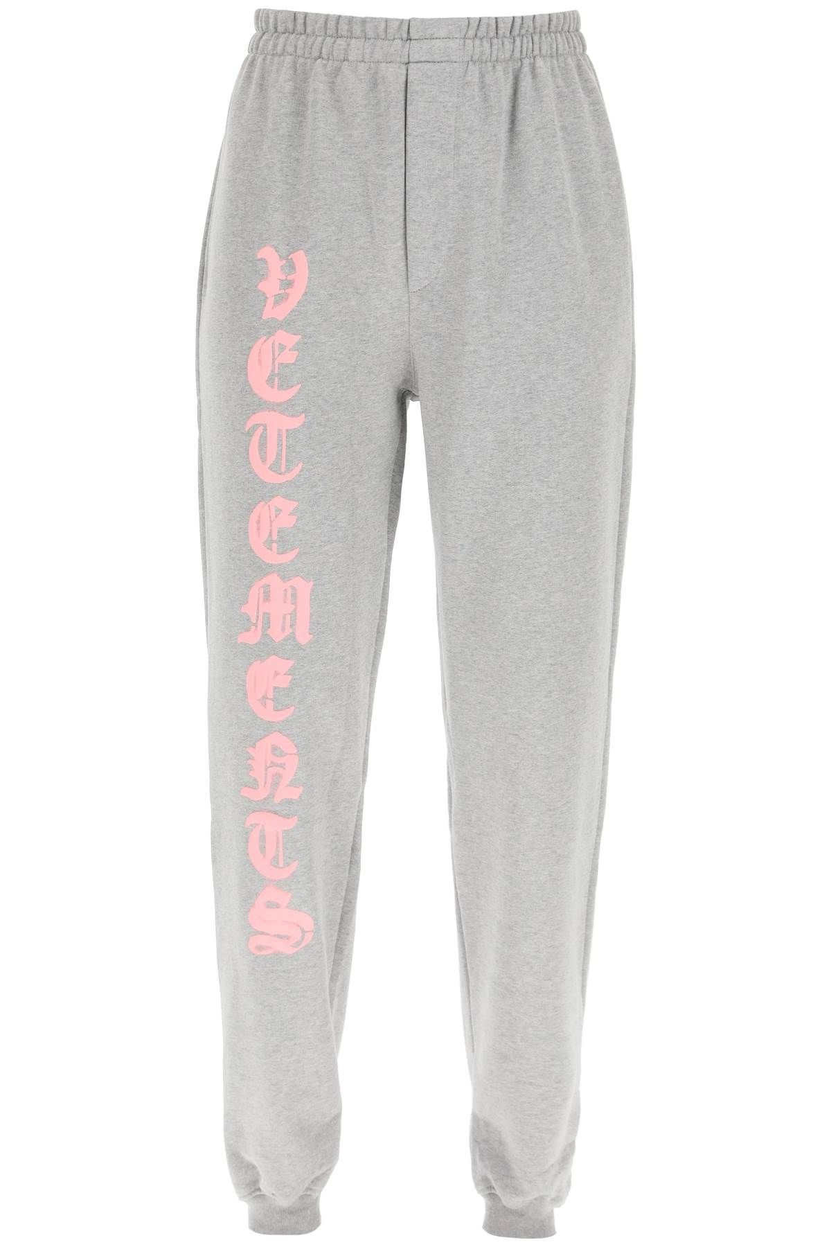 JOGGING TROUSERS WITH ANARCHY GOTHIC LOGO - 1