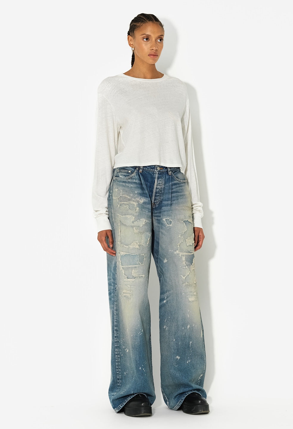 JERSEY LS CROPPED TEE - 4