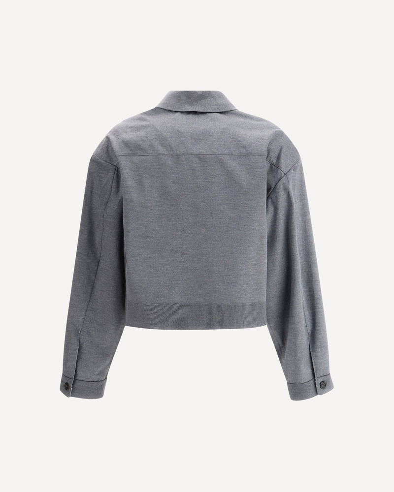 Miu Miu Mélange zip Jacket outlook