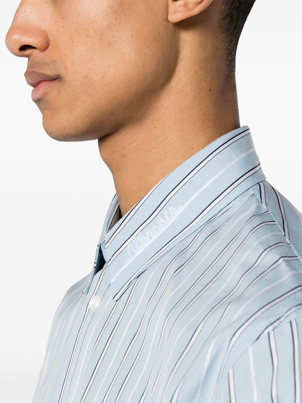 Nautical Stripe cotton shirt - 5