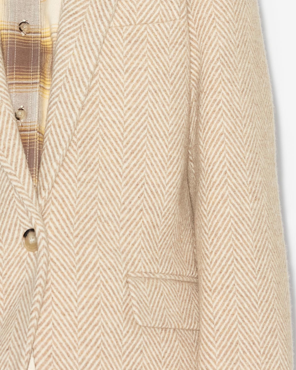 CHARLYNE GRAPHIC WOOL JACKET - 3