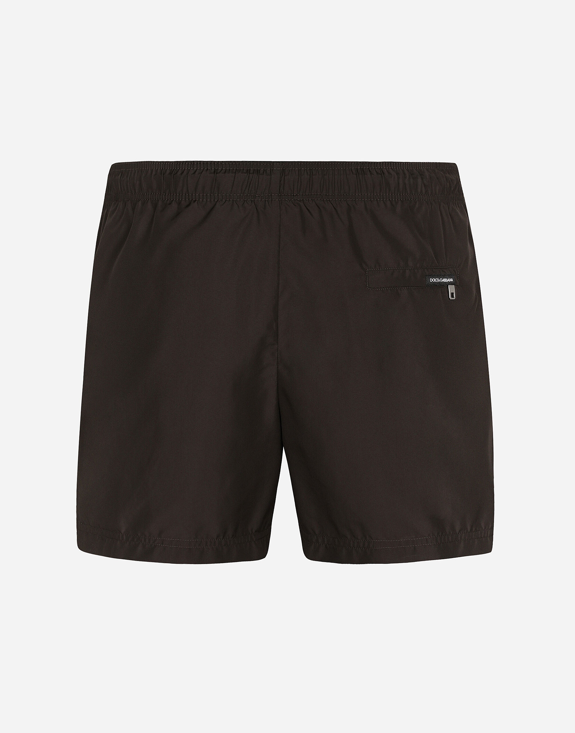 Short swim trunks with DG logo patch - 2