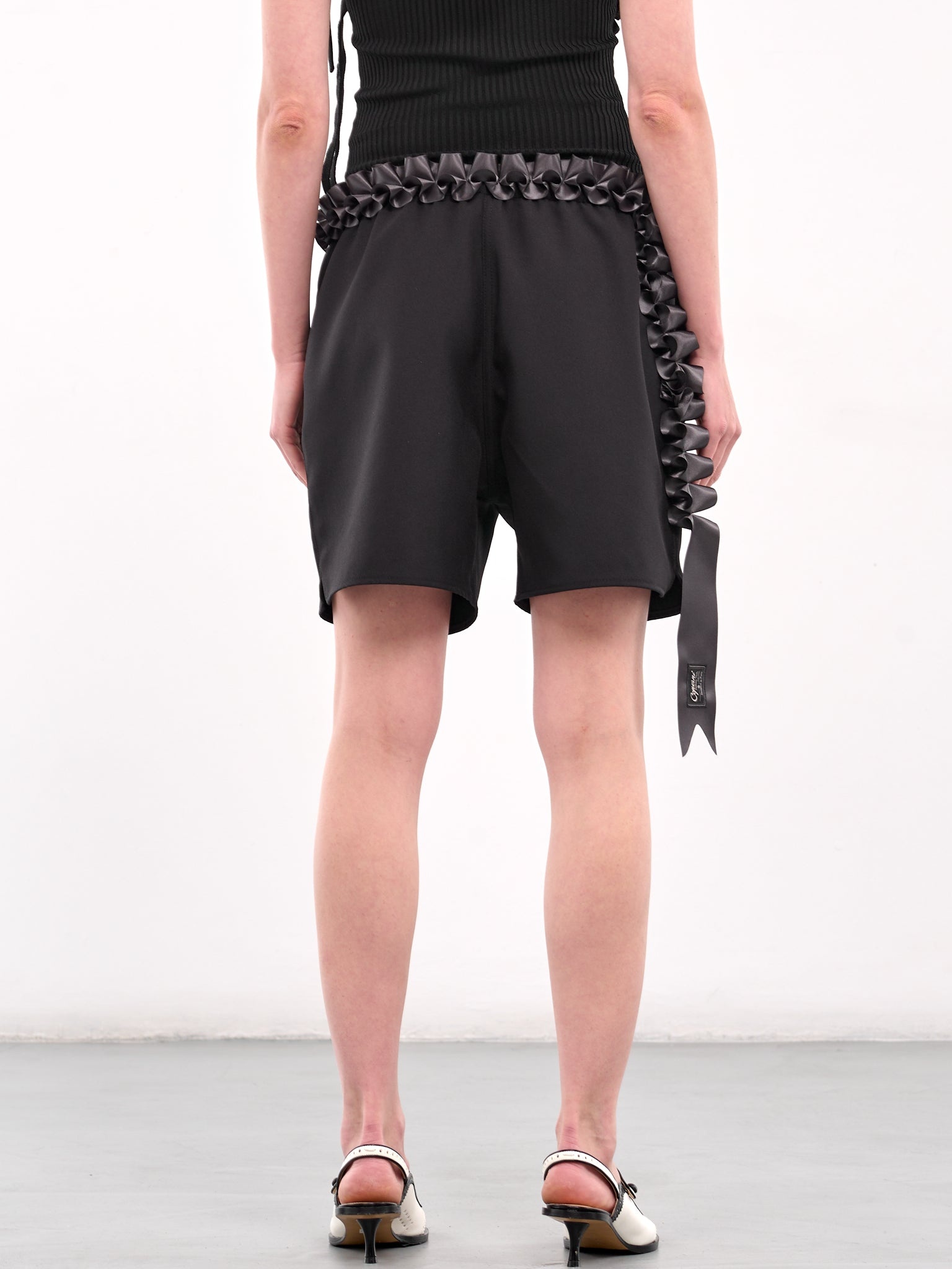 Shirred Waist Shorts - 3