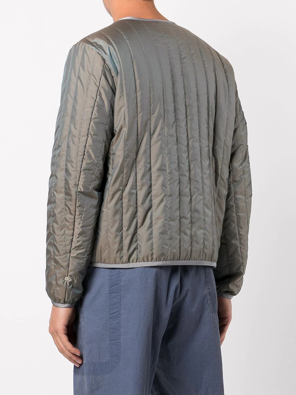 iridescent liner padded jacket - 4