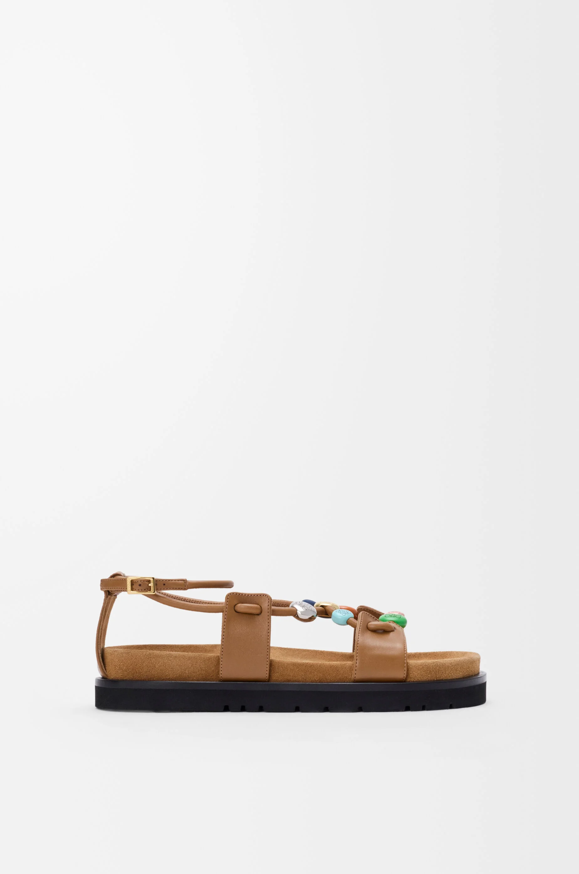Pebble Beads fussbett sandal in nappa lambskin - 1