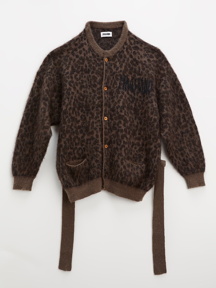 Stray Cardigan Brown Black Pois - 1