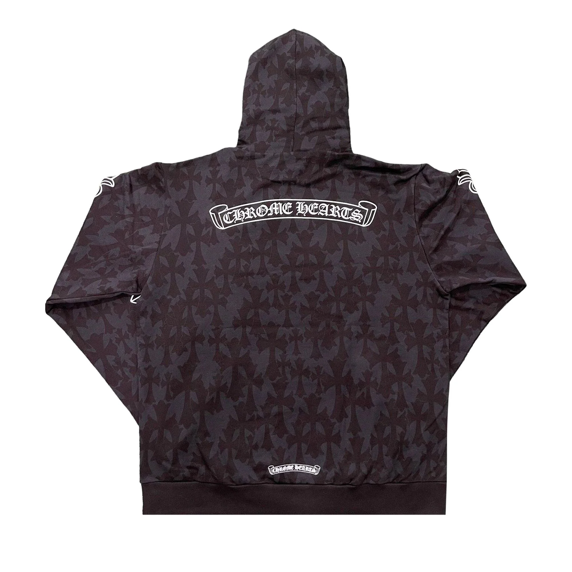 Chrome Hearts Chrome Hearts Plus Cross All Over Print Hoodie
